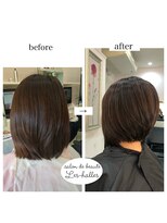 美容室レ・アール&nbsp;前下がりボブ