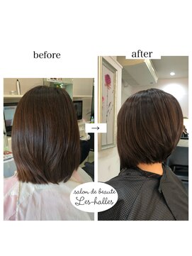 美容室レ・アール 前下がりボブ