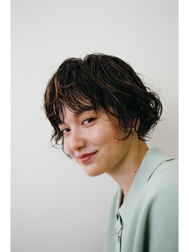 ピズム(PISM) 大人ニュアンスAラインボブスタイル/メルティカラー