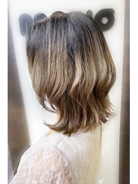 ニット 銀座(knit) 《knit銀座》大人可愛い20代30代40代ウルフショート丸み前下がり