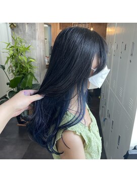 トゥーミー(to mee) ブルーインナー☆[ブルーアッシュ/寒色系カラー/透明感]