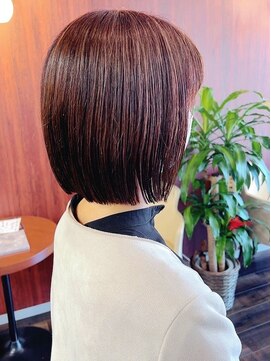 ウエニ シード(SEED) 金剛店【日本髪に合うショートボブ】大人ハイライトも人気◎