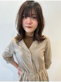 【大人可愛い】ミディアムヘア
