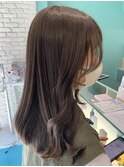 【mio】ブリーチなしで作る!透けるグレージュ♪