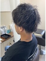 コアフィールフィス(COIFFURE fils)&nbsp;【見附　今町】黒髪メッシュ　ハイライト　毛先パーマ