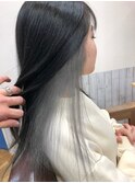透明感インナーグレー【池袋/髪質改善/ハイライト】