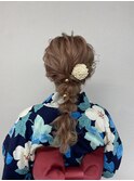 浴衣ヘアセット