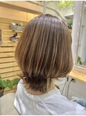 透明感♪20代30代40代髪質改善カラー内巻きレイヤーボブ小顔艶感