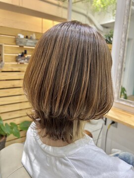 コンフィープラス(comfy plus) 透明感♪20代30代40代髪質改善カラー内巻きレイヤーボブ小顔艶感