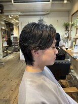 ビグディーサロン 武庫川(BIGOUDI salon) パーマセンターパートウルフ