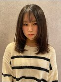 レイヤーカット　韓国風ヘア　福井美容室