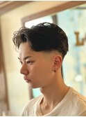 日本橋宮城リョータ風オールバックローフェード