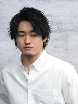 エース 中野(Ace) メンズウルフアップバング<理容室><MEN'S/中野/バーバー>