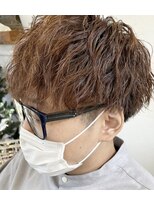 サンズ(suns)&nbsp;【Miyuki】束感たっぷりマッシュ×ツイストスパイラルパーマ