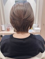 コーエン(cowen)&nbsp;ハンサムショート段カット絶壁グレージュマッシュアラフォー