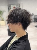 ショートネープマッシュ×ツイスパ