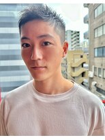 ロミーオム 本厚木(ROMMY. Homme)&nbsp;刈り上げ短髪オシャレボウズアップバングショートメンズヘア