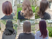 似合わせとトレンドを組み合わせてオリジナルのヘアカラーを。