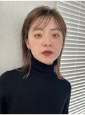 切りっぱなしボブ似合わせ顔周りカット顔まわりレイヤーカット