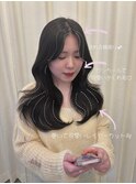 盛れる顔周り/ロングレイヤー/地毛伸ばしカラー