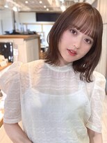 プラグ バイ ネオリーブ(plug by neolive)&nbsp;チェリーブラウン×髪質改善[髪質改善/縮毛矯正/韓国]