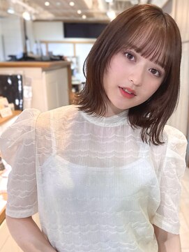 プラグ バイ ネオリーブ(plug by neolive) チェリーブラウン×髪質改善[髪質改善/縮毛矯正/韓国]