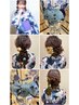 【大人気！】浴衣着付け&ヘアセット￥7700