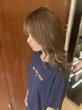 美粧ほそや 横浜反町 ミディアムレイヤー　#横浜#反町#髪質改善