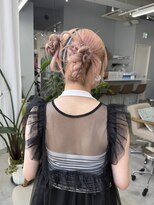 ウーフ(U-fu) ヘアアレンジ タイトアレンジ アシメアレンジ 結婚式アレンジ