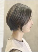 大人キレイ/ショートボブ/長めショートカット 【豊中・岡町】
