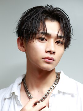 リップス 天神(LIPPS) 【LIPPS天神】ツーブロック刈り上げマッシュ縦落ちスパイラル