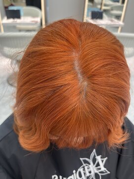 ロンドルピナス 小倉(Lond Lupinus) ミディアムヘア暗めカラー/デザインカラー/フェイスフレーミング