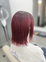 ゴットラトゥール(GOTTO LATOUR)&nbsp;レッドカラー/ブリーチカラー/ボブ