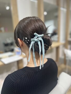 ニュカ(NuKa) リボン風カチモリアレンジ