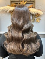 オズ 郡山駅前店(OZ)&nbsp;大人女子の艶ブラウンロングで韓国風ベージュカラー郡山で人気◎