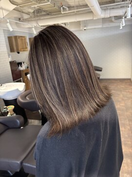 グランルッソ 岡山駅前(GRAN LUSSO) バレイヤージュカラー/ハイライトカラー