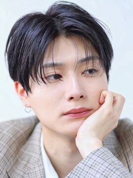 アンサー 渋谷(ANSWER) シースルーセンターパートフェザーパーマ毛流れ髪質改善縮毛矯正