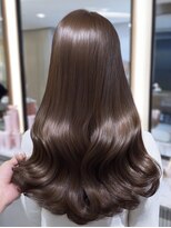 ダル 渋谷/表参道(DAL.)&nbsp;ヘーゼルベージュ大人透明感美髪矯正ストレート