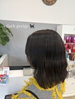 アヴァンス 広島本通店(AVANCE.) 着物ヘア/ダークアッシュ/ミディアムレイヤーカット/広島