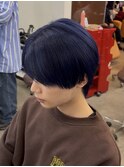 色落ちディープブルー