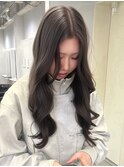 ブリーチ ダブルカラー ハイトーン グレージュ 透明感カラー