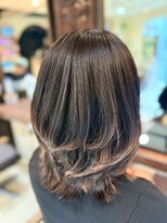 ヘアリゾート粋 ティガ 池袋店(tiga)&nbsp;ハイライトカラー/ミディアムレイヤー