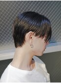フェザーパーマ/刈り上げセンターパート/サーフカール[新宿]