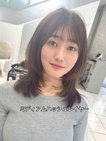 ルーカ 恵比寿(LU-CA)&nbsp;ミディアムレイヤーハッシュカット恵比寿