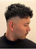 仙台　ビジネス　束感ショート　バーバー
