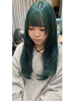 ロロネー 中津(Lolonois)&nbsp;【Lolonois中津】ケアブリーチ×エメラルドグリーン