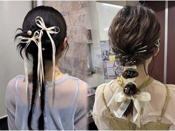 アーフィー 千葉(Arphy)の写真/早朝OK!2名以上でスタイル問わずヘアセット¥3000夜まで崩れないSNS映えのアレンジ*