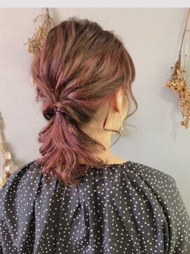 ココカラヘアー ニコ(cococara hair nico) 【cococara hair nico】ラズベリーピンク◎ヘアアレンジ