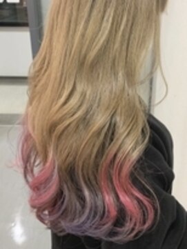 マーシアバイアルティナ 蒲田店(Marcia by artina) ハイトーンロング×コットンキャンディーカラー[Macia蒲田]