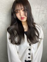 ルノン(LUNON) 【LUNON】ダークグレー×韓国ヨシンモリ巻き